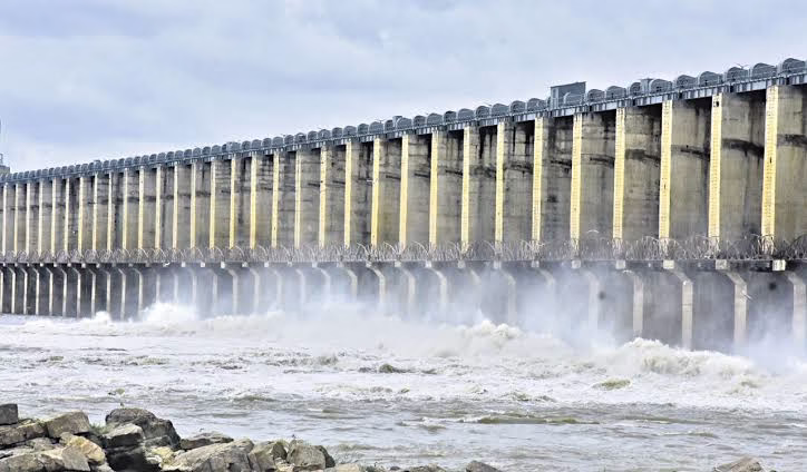 Ten gates of Jurala project lifted as heavy rains trigger huge flood inflow in Krishna river