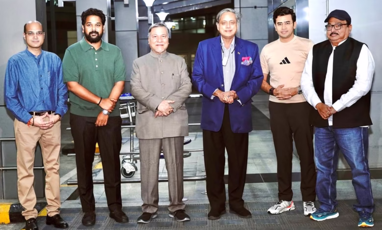 shahi tharoor us visit