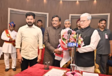 Telangana cabinet expanded with induction of three new Ministers