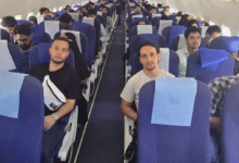 Flight Carrying Over 100 Indian Students