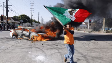 los angeles descends into chaos after police chief says officers will not aid ice agents trump sends national guard troops