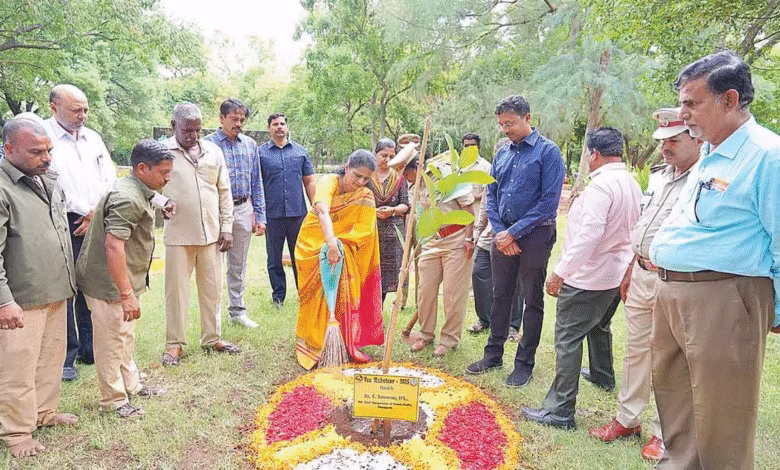 Vana Mahotsavam Tree Plantation Nehru Zoo Park Hyderabad