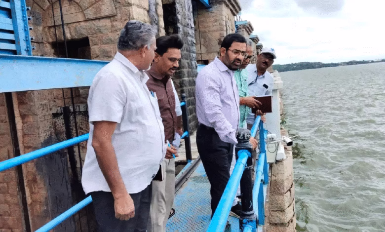 Hyderabad Rains Himayat Sagar Osman Sagar Water Level