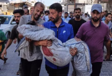 Israel bombs Gaza market, water point