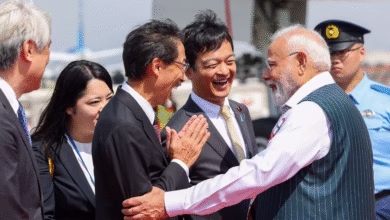Prime Minister Narendra Modi has arrived in Tokyo for a two-day visit to attend the 15th India-Japan Annual Summit