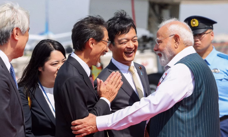 Prime Minister Narendra Modi has arrived in Tokyo for a two-day visit to attend the 15th India-Japan Annual Summit
