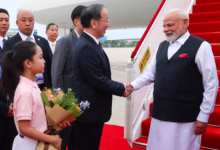 Indian Prime Minister Narendra Modi has arrived in Tianjin, China