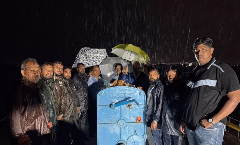 Hyderabad rains Himayatsagar floodgate lifted, surplus water released into Musi River