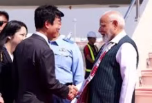 Prime Minister Narendra Modi has arrived in Tokyo for a two-day visit to attend the 15th India-Japan Annual Summit