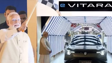 Prime Minister Narendra Modi flagged off the Made in India electric vehicle ‘E-Vitara’