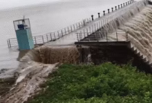Heavy inflows from unprecedented rains, Pocharam reservoir