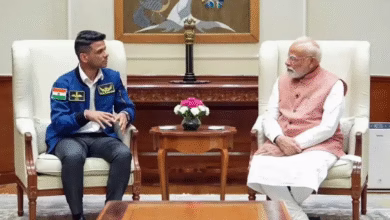 PM Modi Meets IAF Group Captain Shubhanshu Shukla Returns from Space