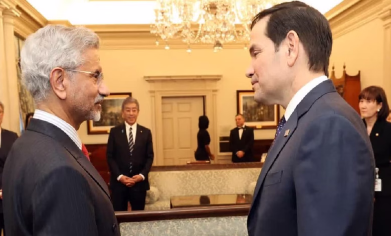 Jaishankar Meets US Secretary of State Marco Rubio in New York Amid Tariff Tensions