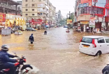 Hyderabad Rains, Hyderabad Floods, Hyderabad Heavy Rainfall, Hyderabad Traffic Jam, Tolichowki Floods, Hyderabad Waterlogging