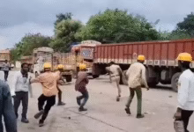 Migrant workers hurl stones at police during protest at Telangana factory