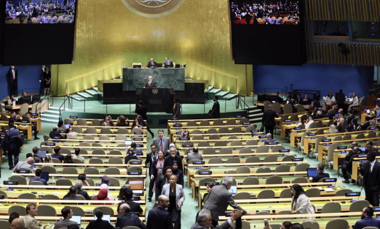 Netanyahu UN speech, Palestine state recognition, UNGA walkout