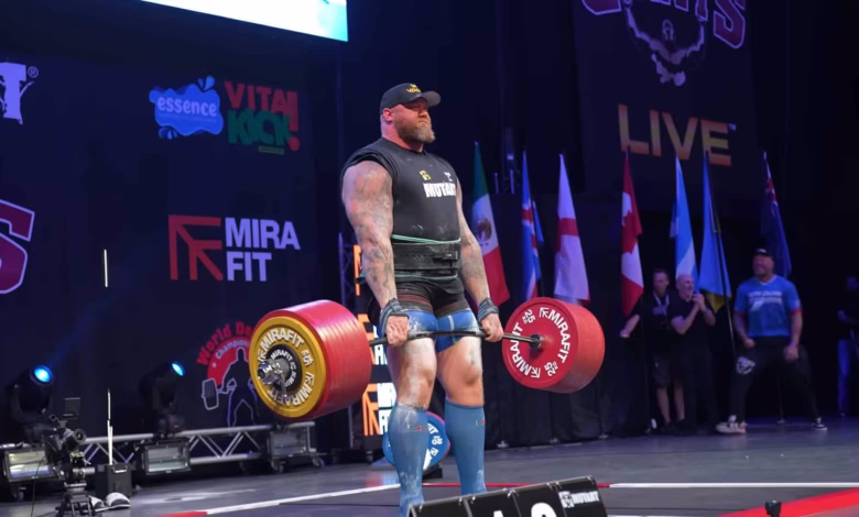 Game of Thrones’ Hafthor Bjornsson “The Mountain” Breaks Deadlift World Record With 510kg
