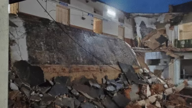 Collectorate roof collapses before Minister’s visit in Adilabad