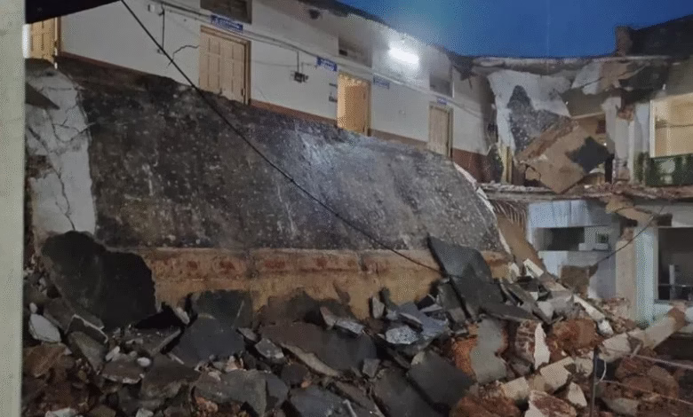 Collectorate roof collapses before Minister’s visit in Adilabad