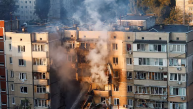 Russia Hits Ukraine With Biggest Air Attack of War, Sets Government Buildings on Fire