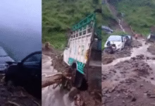 Cloudburst in Himachal Pradesh’s Bilaspur 10 vehicles buried, farms damaged