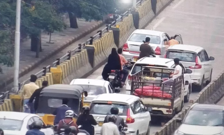 Hyderabad two-wheeler riders, lack of dedicated lanes, Hyderabad traffic issues