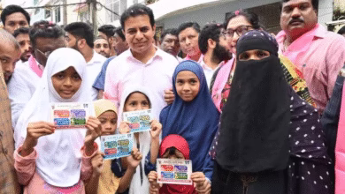 KTR Jubilee Hills campaign, Congress Baaki Card, BRS vs Congress Telangana