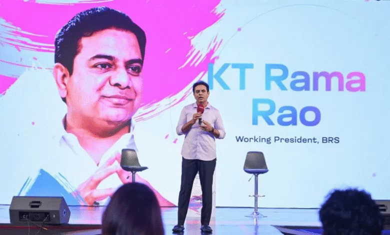 KTR on Gen Z India, KTR warns government youth power, Gen Z youth India politics, Telangana KTR speech