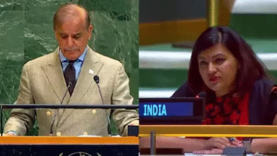India vs Pakistan at UNGA: India Calls Shehbaz Sharif’s Speech Absurd Theatrics