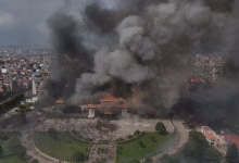 Nepal Parliament Protesters set fire to Nepal Parliament building, Supreme Court