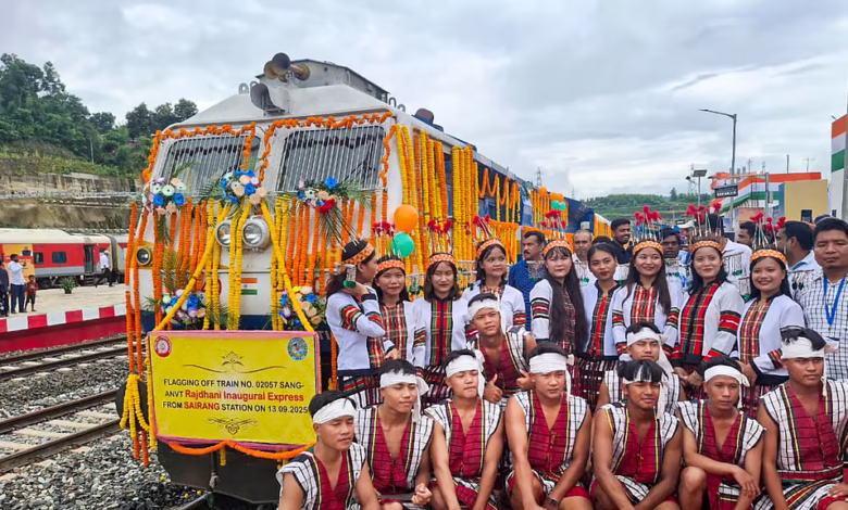 Mizoram rail connectivity, PM Modi inaugurates Bairabi-Sairang rail line